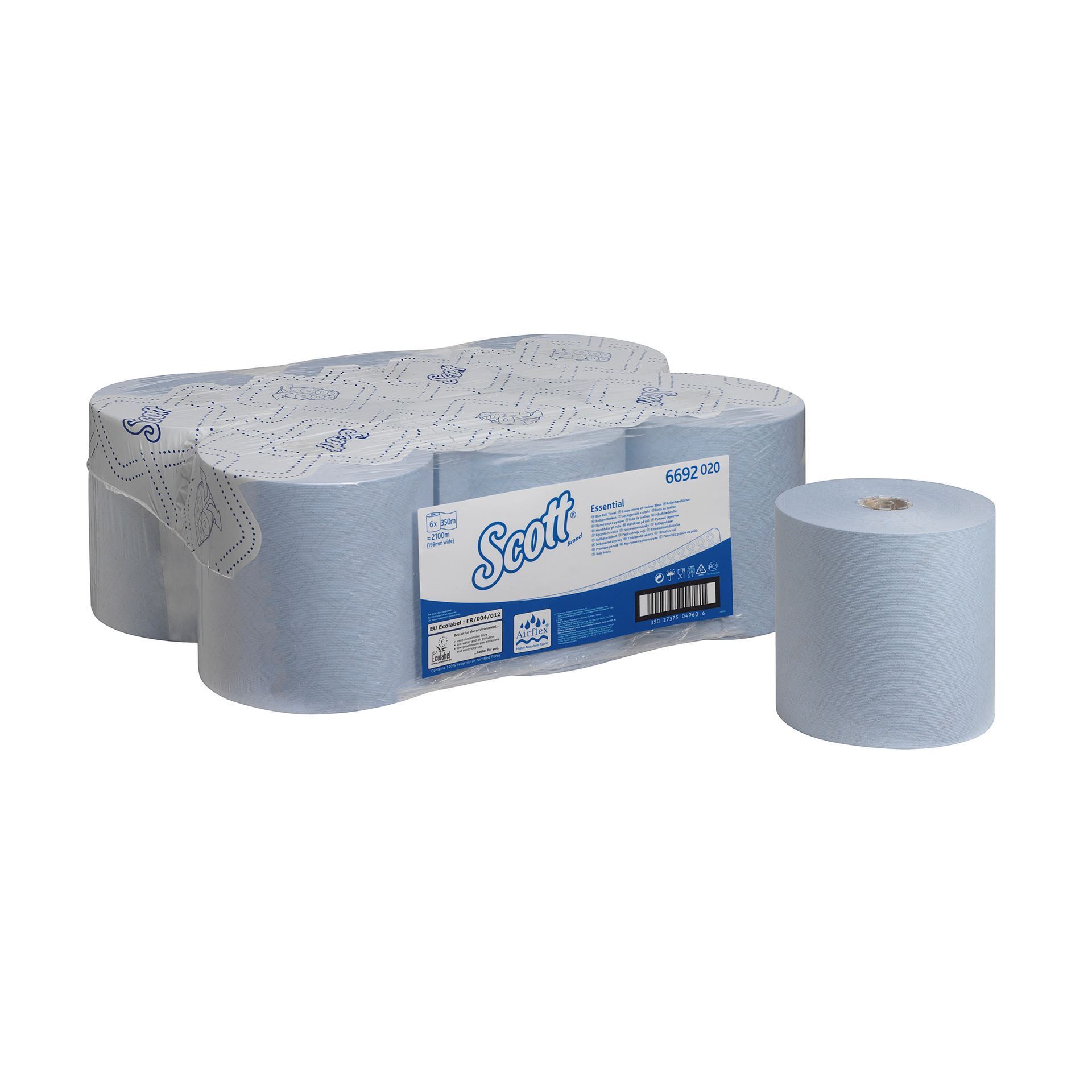Scott® Max Blue Roll Hand Towels | 1Ply
