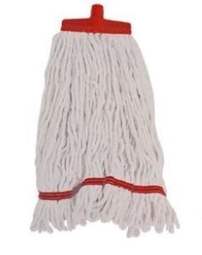 Picture of 455g 16oz Changer Kentucky Mop Stayflat - White Yarn/Red Band