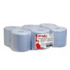 WypAll® Food & Hygiene Wiping Paper L10 Centrefeed 7255 - 6 rolls x 800 sheets, 1 ply, blue
