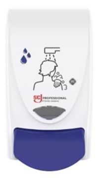 Picture of 1lt SCJ Shower Dispenser - White Blue Button