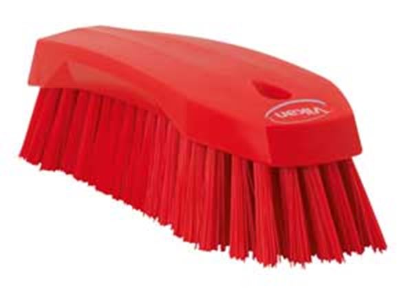 Picture of 20cm/ 7.5" Vikan Hand Scrub Brush Hard - Red