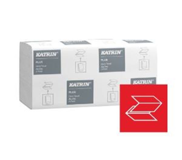 Picture of x6000 Katrin Classic 1ply VFold Hand Towels - White (20.7x23cm) - Handy Pack
 