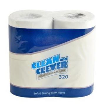 Clean & Clever PT3 2ply Toilet Rolls 48x320sh