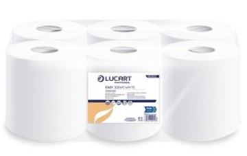 Picture of Lucart EASY 300WS 1ply White C/Feed Rolls 6x300m