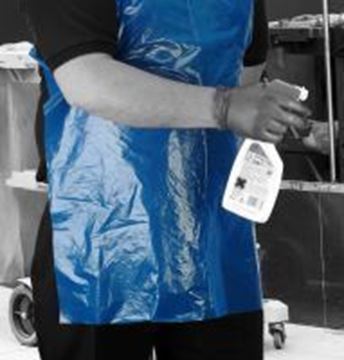 x200 Roll Disposable Aprons 27x42" - Blue