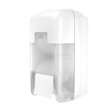 Picture of Tork OptiServe Coreless 2-Roll Toilet Paper Dispenser - White  T7