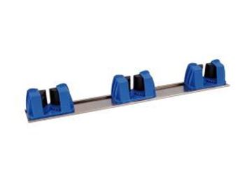 55cm Wall Tidy Brush Rack - Blue