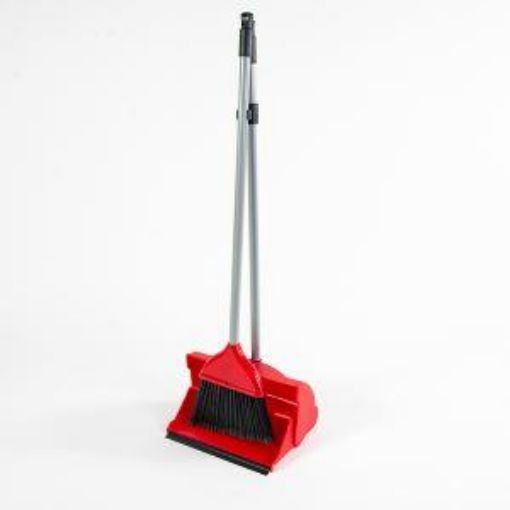 Picture of Lightweight Lobby Dustpan & Brush - Red