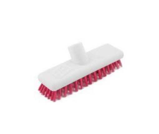 Picture of 23cm Stiff RS Abbey Hygiene Deck Brush - Red