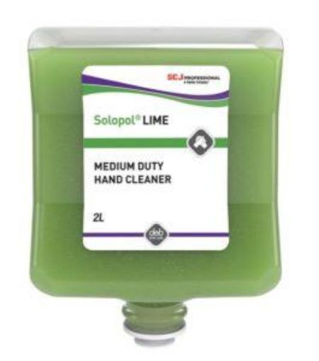 Picture of 4x2lt Solopol® Lime Med Duty Hand Cleaner Cartridge 