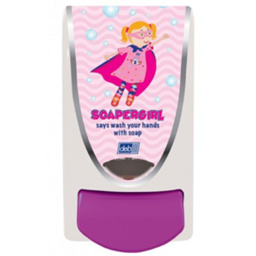 Picture of 1lt Soapergirl Childrens Hand Soap Cartridge Dispenser