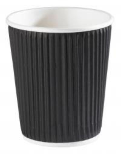 Picture of x500 8oz HOT CUP TRIPLE LAYER - BLACK