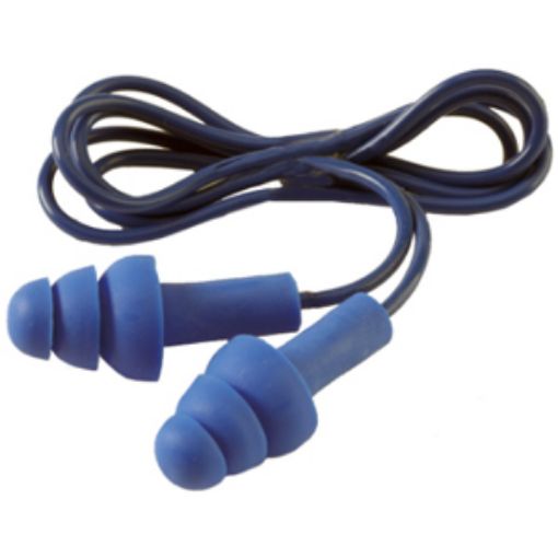 Picture of EAR TRACER CORDED METAL DETECTABLE PLUGS x50