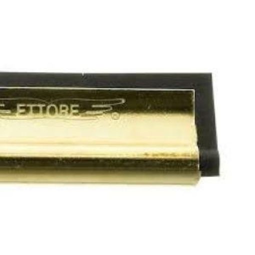 Picture of 30cm/ 12" Ettore Master Clipped Channel & Rubber Squeegee - Brass