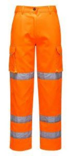 Picture of Ladies Hi Vis Premium Trousers - Orange 