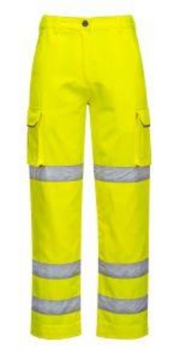 Picture of Ladies Hi Vis Premium Trousers - Yellow