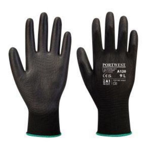 Picture of Nylon PU Palm Glove - Black