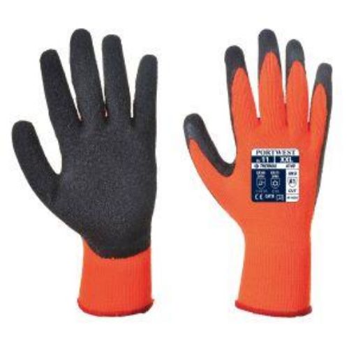 Picture of Thermal Grip Glove - Orange/Black 