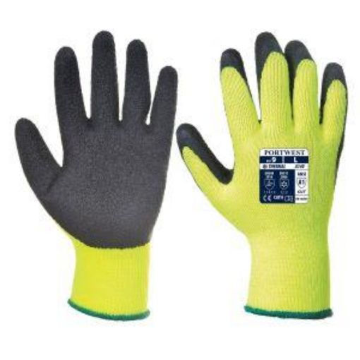 Picture of Thermal Grip Glove - Yellow/Black 