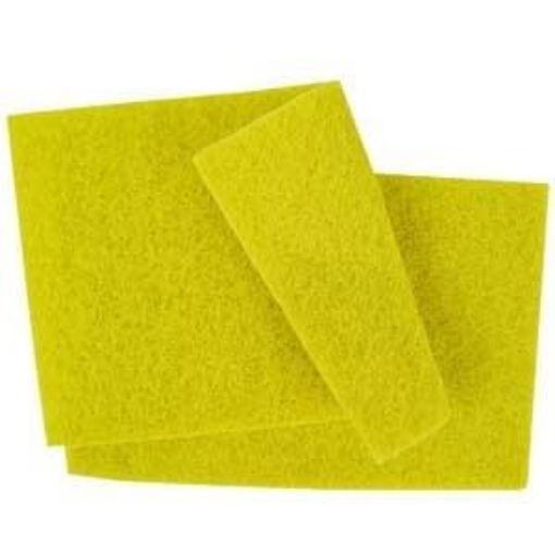 Picture of Scouring Pads 22x15cm/ 9x6" - Yellow