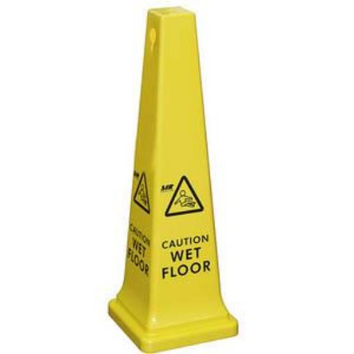 Picture of 53cm/ 21" Floor Sentry Caution Cone - Yellow