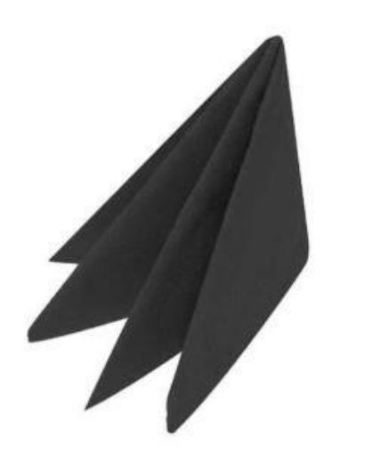 Picture of (2000) 33cm 2ply Napkins - Black