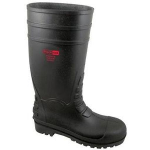 Picture of SF43 Black Safety Wellingtons - size 492270 MUDDY PLUS