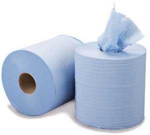 Picture of Essentials 2ply Embossed C/Feed 6x150m - Blue 