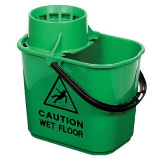 Picture of 15lt Prof Mop Bucket 97% Recycled - Green