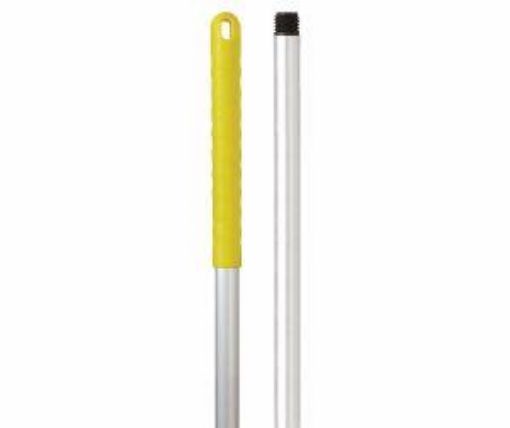 Picture of 1.25m  Abbey Hygiene Alloy Handle - Yellow Grip