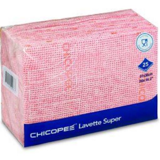 Picture of Chicopee® Lavette Super ANTIBAC Cloths 36x51cm - Pink