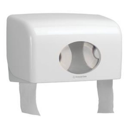 Picture of Aquarius Small Roll Toilet Tissue Dispenser 6992 – White