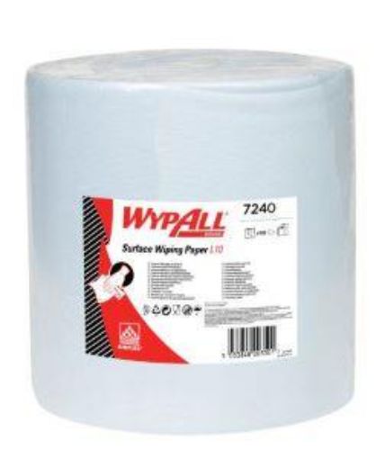 Picture of 7240 WypAll® L10 Extra Large Roll x1000s 38x33cm - Blue