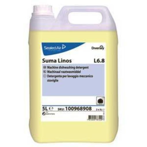 Picture of 2x5lt L6.8 SUMA LINOS DETERGENT - hardNew Code 100968908