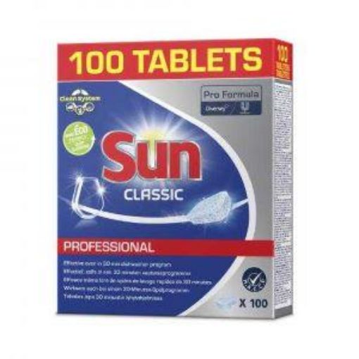 Picture of x100 Sun Pro Formula Classic Dishwash Tablets