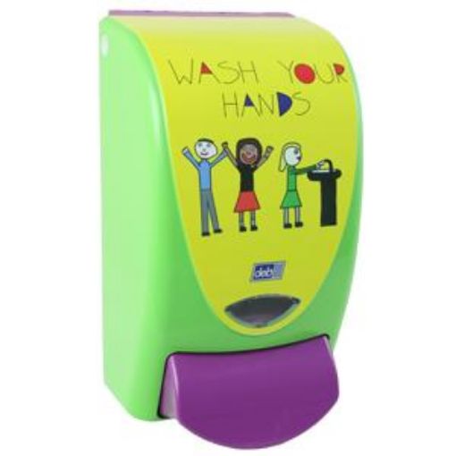 Picture of 1lt Deb Childrens Now Wash Your Hands Dispenser - Green  