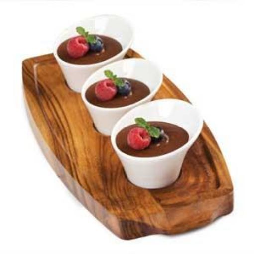 Picture of 29x14cm ACACIA WOOD SERVING BOARD x6