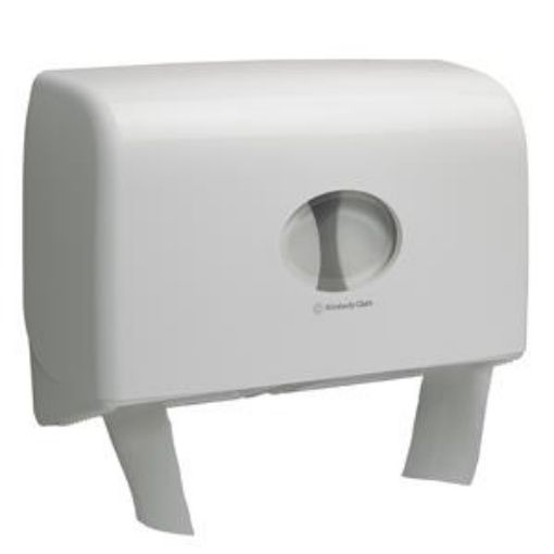 Picture of Aquarius Twin Mini Jumbo Toilet Tissue Dispenser 6947 – White