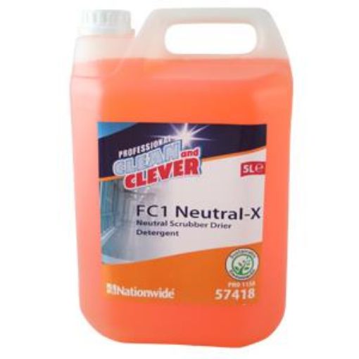 Picture of Clean & Clever FC1 Neutral-X Scrubber Drier Detergent (5lt)