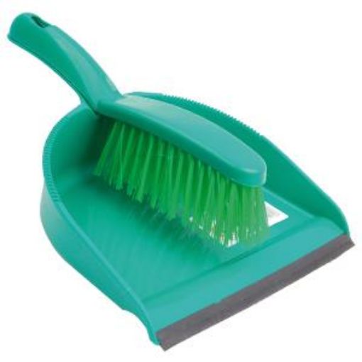 Picture of Dustpan & Brush Set - Green