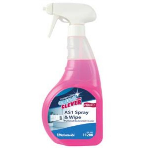 Picture of Clean & Clever AS1 Spray Wipe Surface Cleaner (750ml)