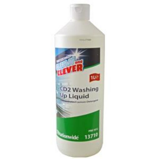 Picture of Clean  & Clever CD2 washing Up Liquid - Lemon