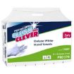 Picture of Clean & Clever PH2 2ply Deluxe White Vfold Towels - White