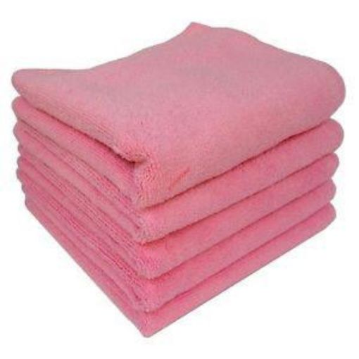 Picture of Clean & Clever Microfibre Cloths 40x40cm - Red