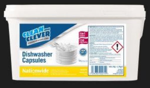 Picture of Clean and Clever Three In One Dishwasher Tablets | x150