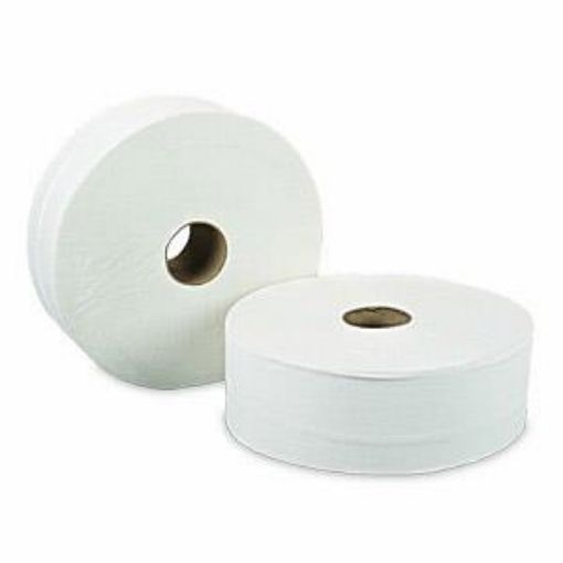 Picture of Essentials 2ply Jumbo Toilet Roll 3" 6x300m