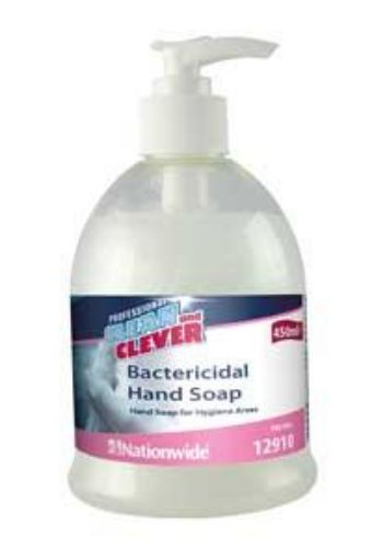 Picture of Clean & Clever Bactericidal Hand Soap (450ml) Pump Bottle