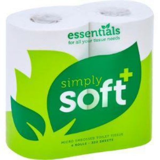 Picture of Essentials Simply Soft 2ply Toilet Roll 48x320sh