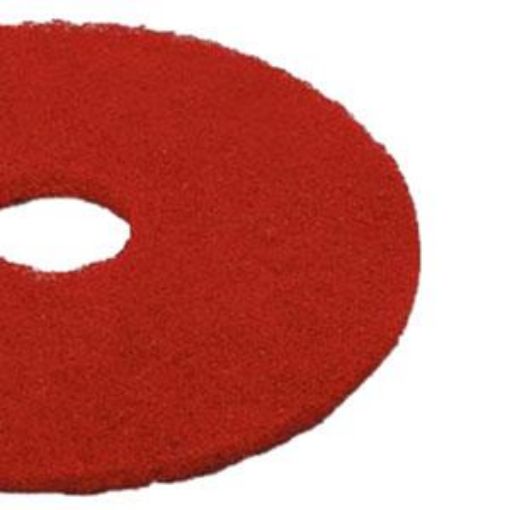 Picture of 50cm/ 20" Contract Floor Pads - Red Spray Cleaning