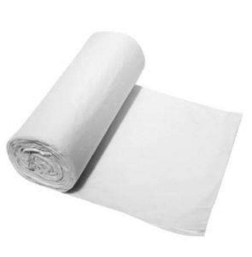 Picture of x2000 White Pedal Bin Liner Rolled CHSA HDuty 11x18x18" 275x457x457mm